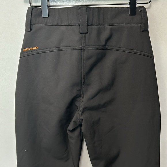"NWT" Free Soldier Outdoor Softshell Hiking Tactical Black Pants- Size 26 - Picture 10 of 14